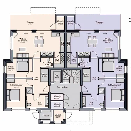 Brandgans Obergeschoss Apartment Hooksiel